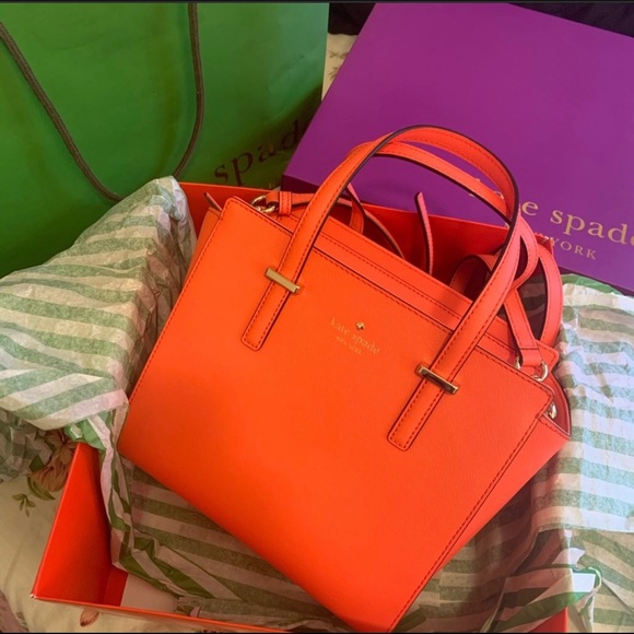 SOLD Kate Spade Cedar Street Hayden Bright Papaya - Picture 4 of 12